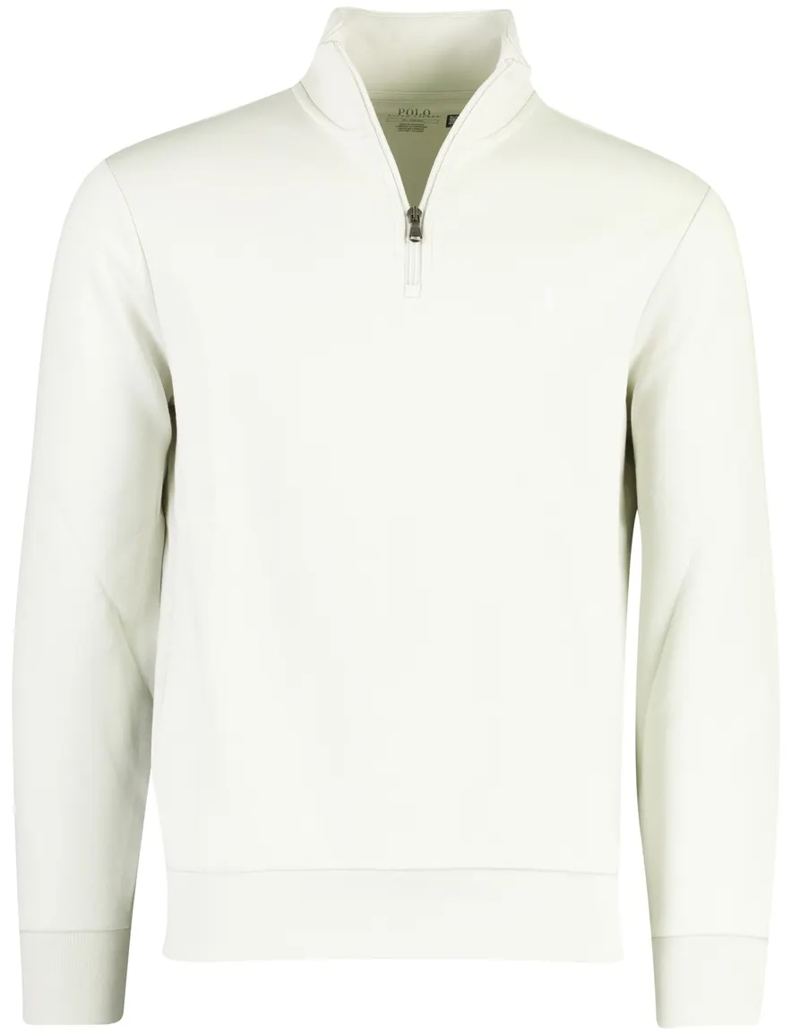 Polo Ralph Lauren Classic Fit half zip trui creme