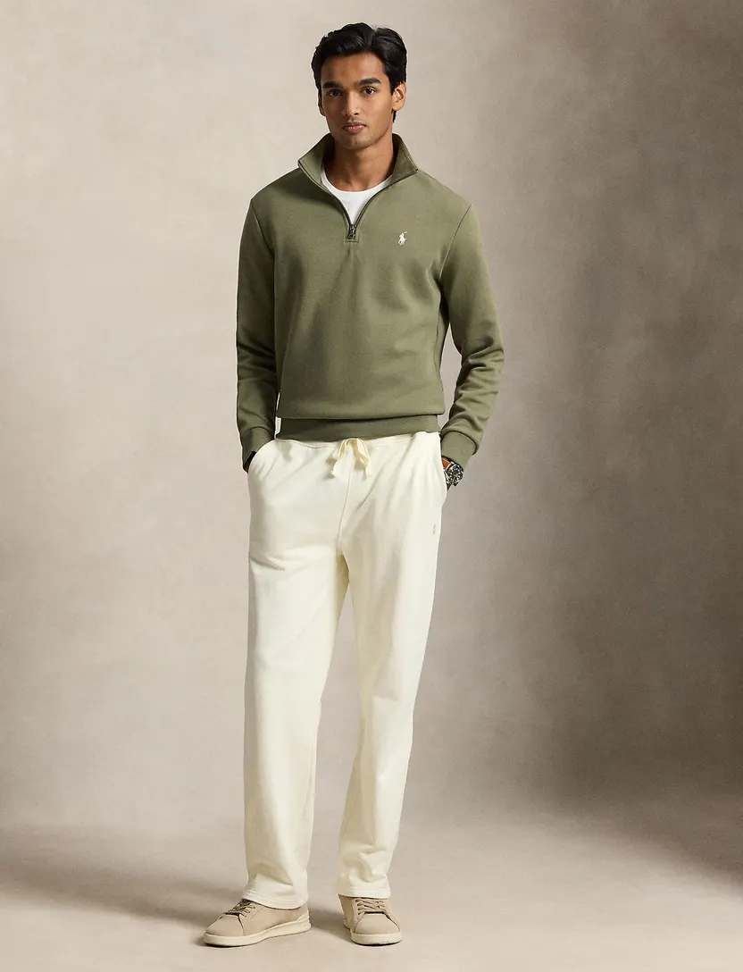 Trui Polo Ralph Lauren Groen half zip