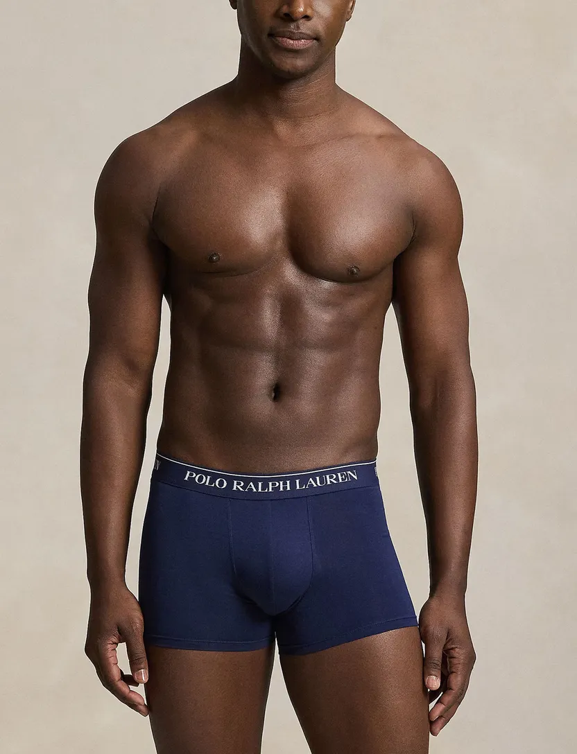 Ondergoed Polo Ralph Lauren lichtblauw geprint 3-pack