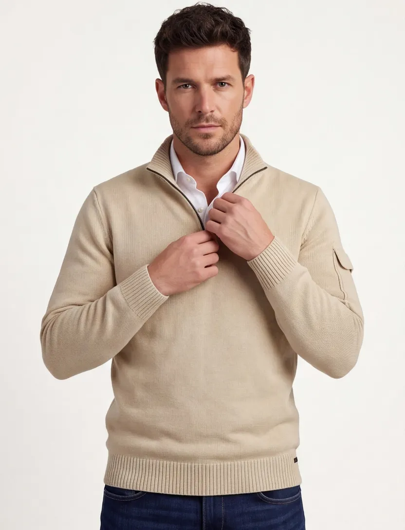 Trui Genti beige