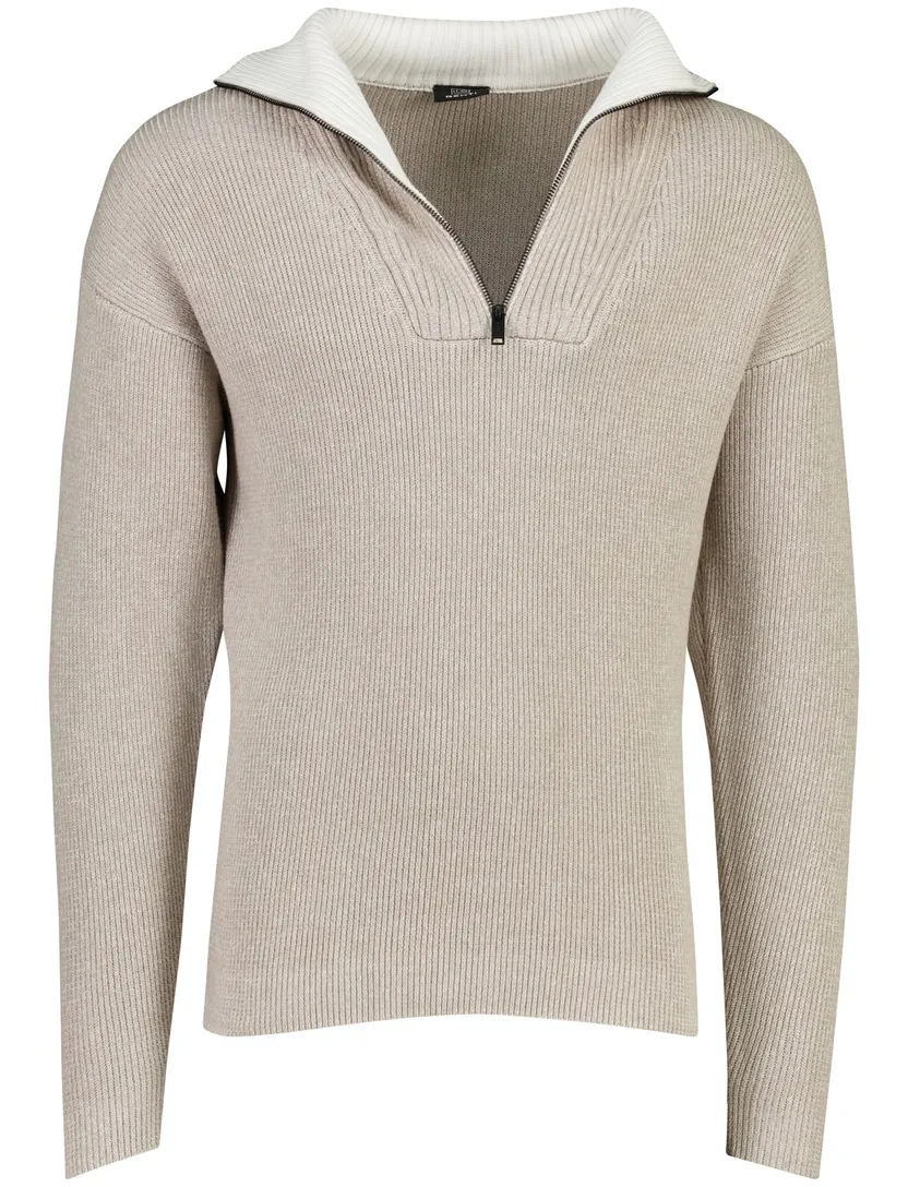 Trui Genti beige gebreid