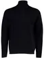 Genti trui half zip turtleneck donkerblauw