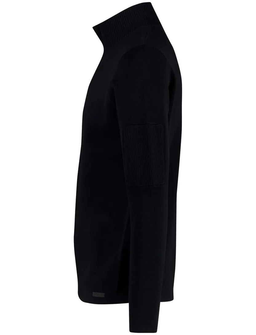 Trui Genti donkerblauw normale fit