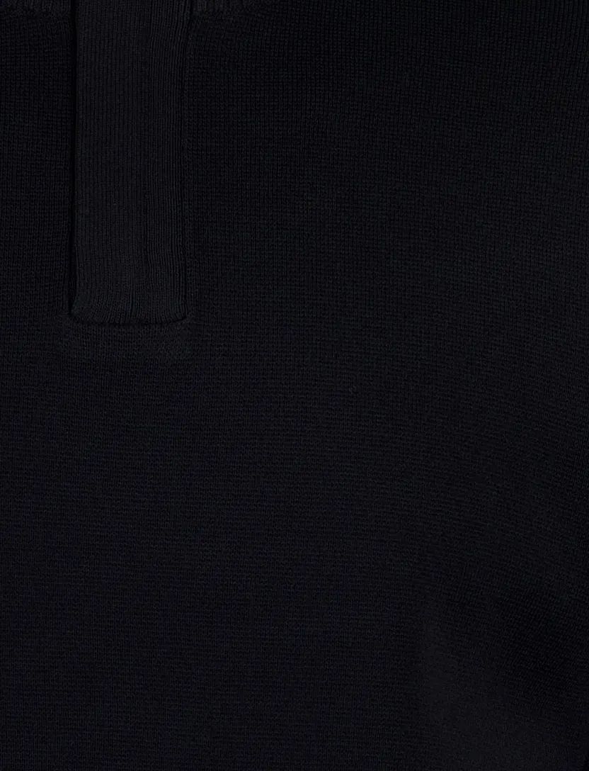 Trui Genti donkerblauw normale fit