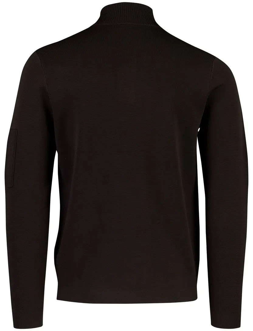 Trui Genti bruin viscose