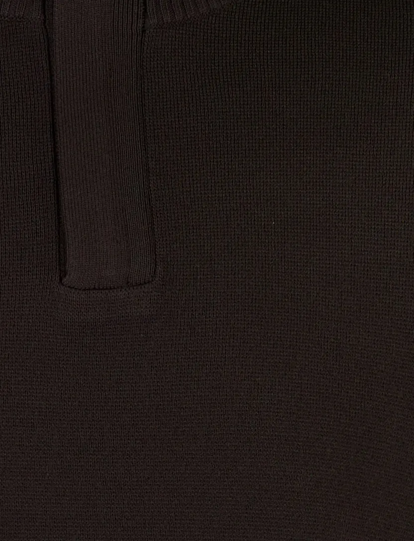 Trui Genti bruin viscose