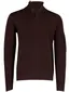 Genti trui bruin half zip turtleneck