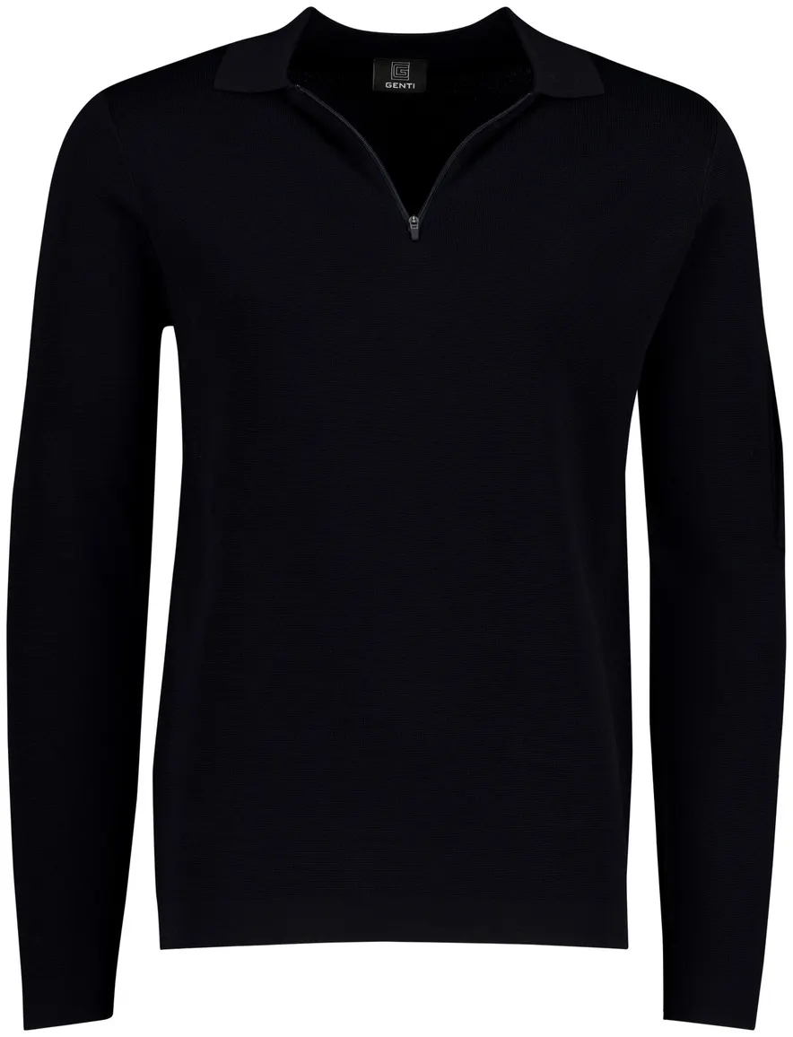 Genti poloshirt donkerblauw