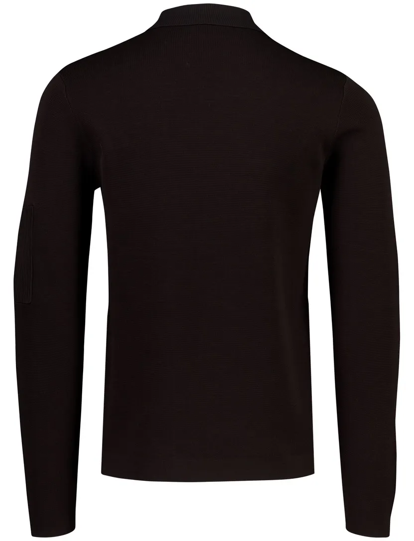 Poloshirt Genti zwart normale fit