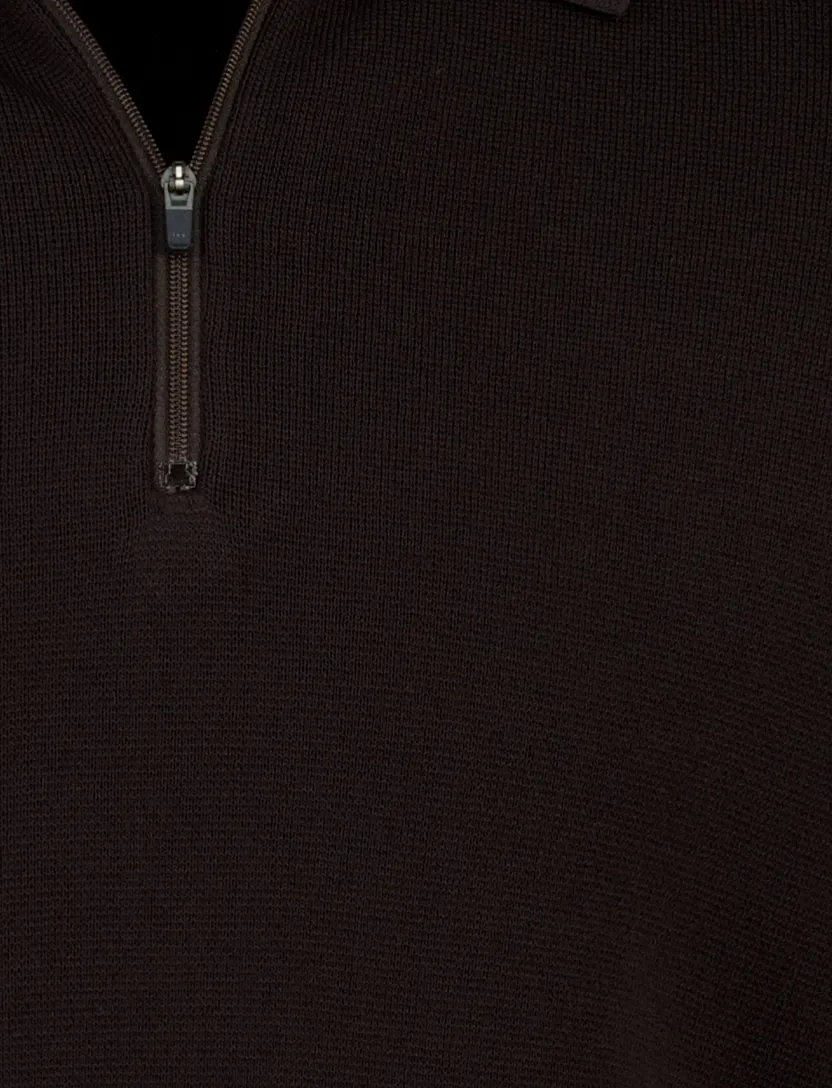 Poloshirt Genti zwart normale fit