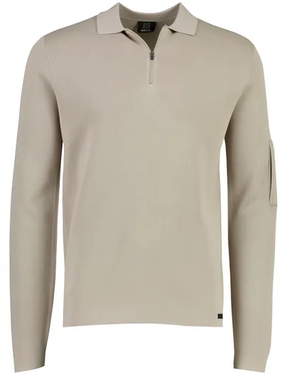 Genti Poloshirt Genti beige bruin
