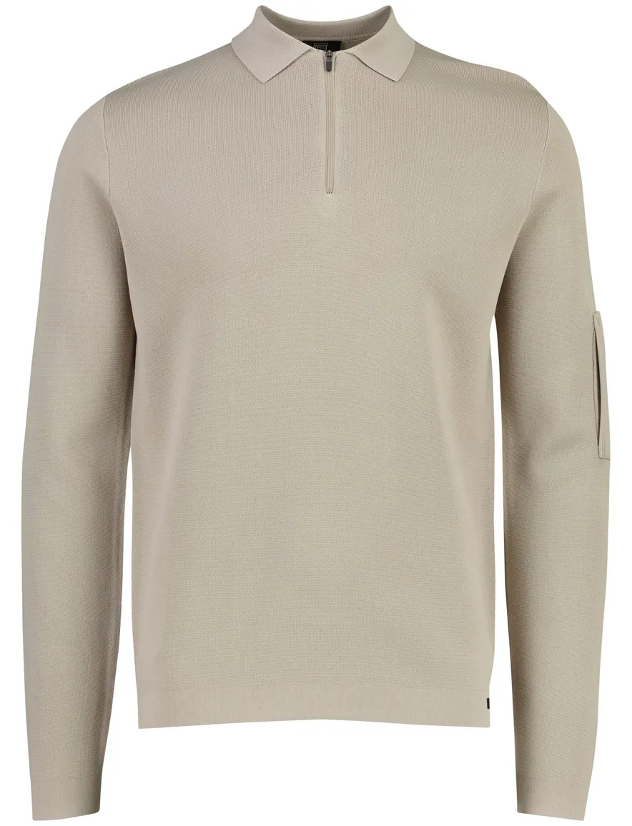 Poloshirt Genti beige bruin