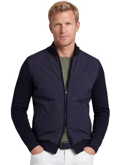 Genti Genti vest donkerblauw outdoor