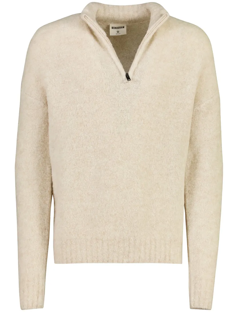 Trui Genti creme alpaca wol