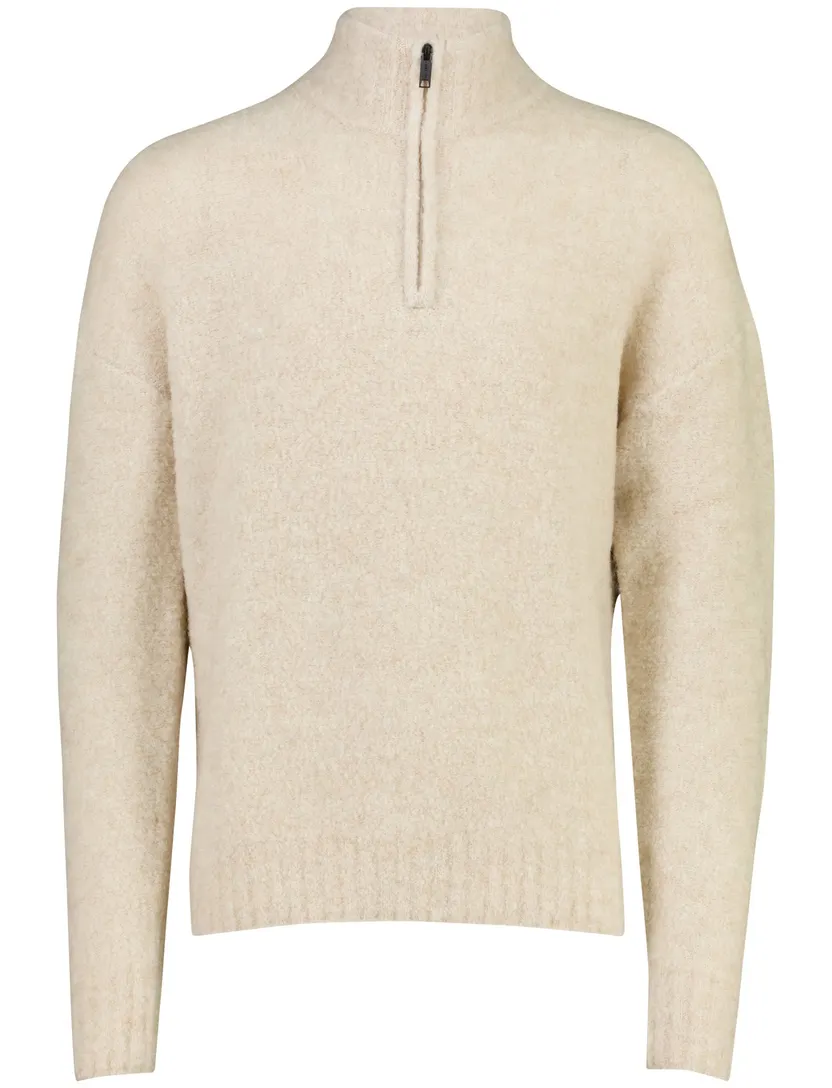 Trui Genti creme alpaca wol