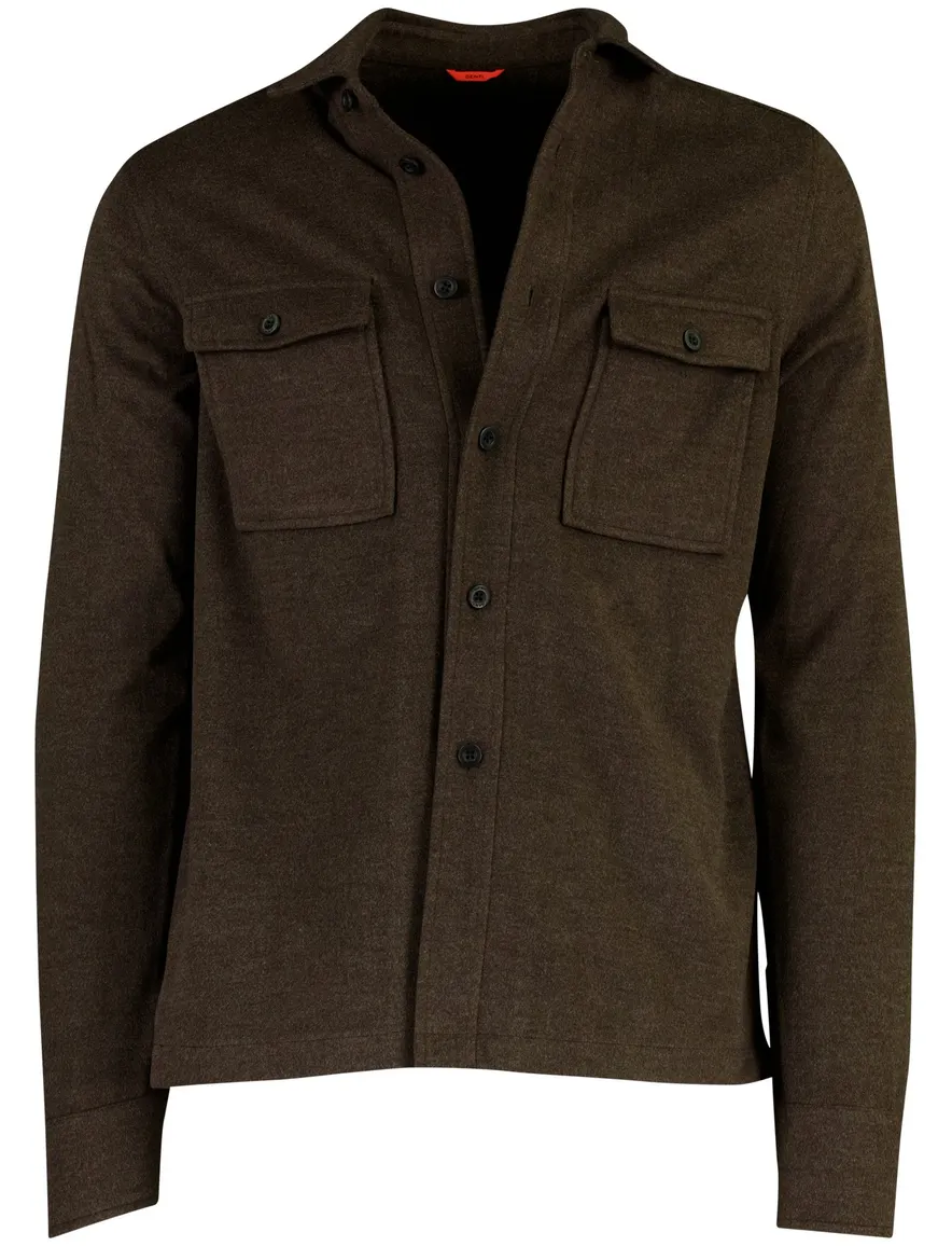 Overshirt Genti bruin bruin