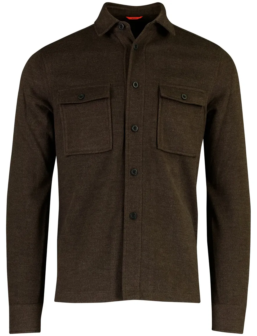 Overshirt Genti bruin bruin