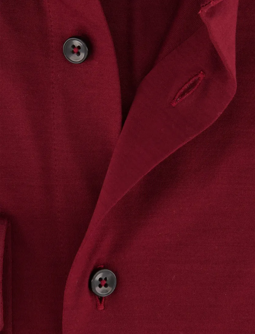 Overhemd Xacus bordeaux jersey