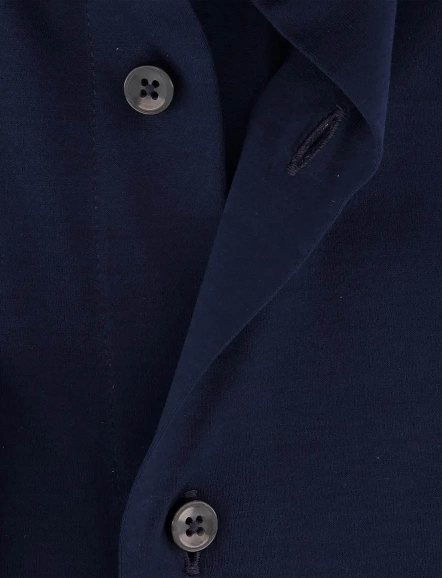 Donkerblauw overhemd Xacus jersey