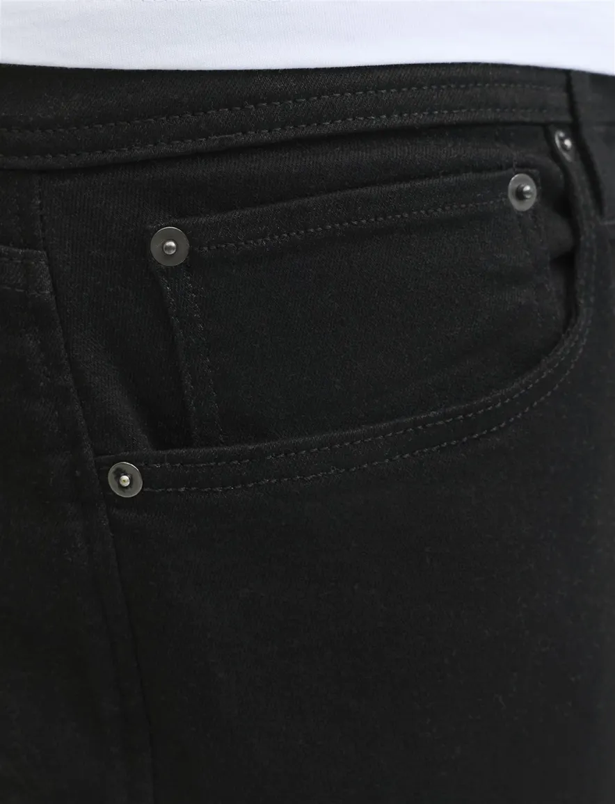 Zwarte slim fit broek Jack & Jones 5-pocket