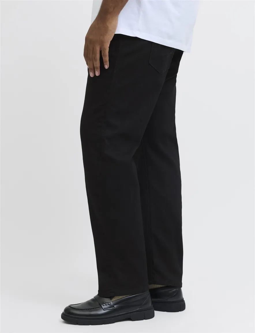 Jack & Jones 5-pocket broek zwart slim fit