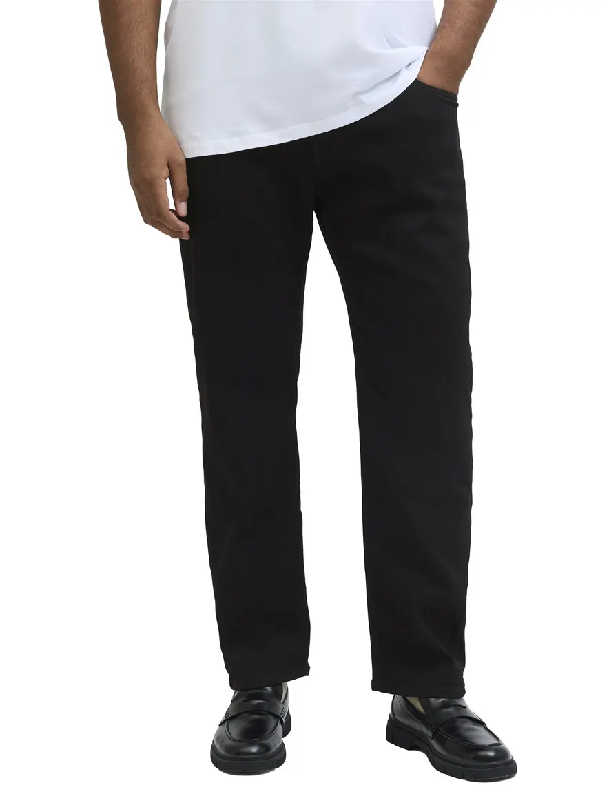 Jack & Jones 5-pocket broek zwart slim fit
