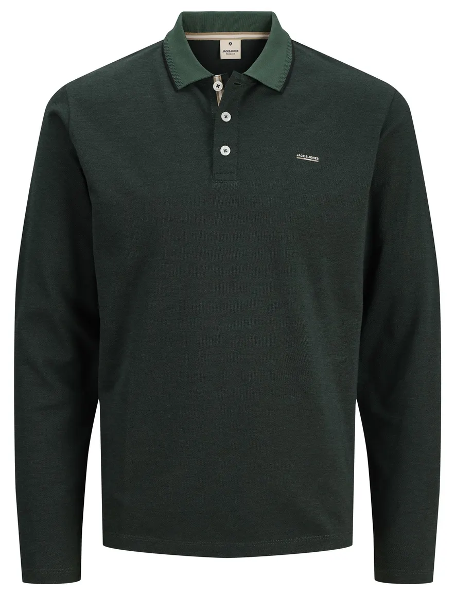 Jack & Jones Regular Fit poloshirt donkergroen