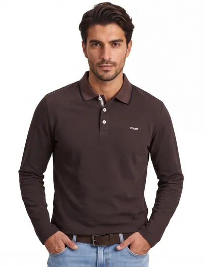Jack & Jones Poloshirt Jack & Jones Regular Fit bruin