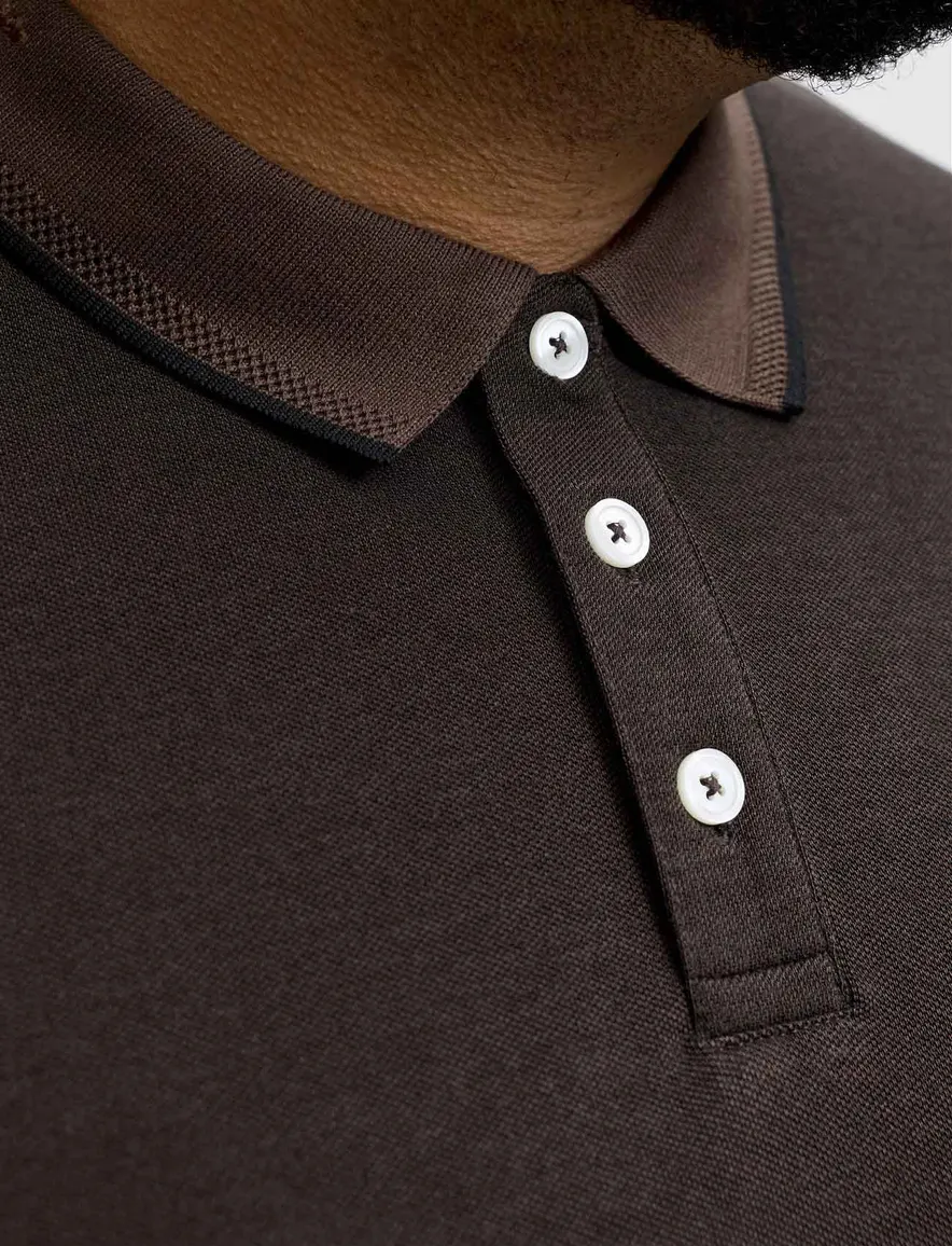 Bruin poloshirt Jack & Jones Regular Fit