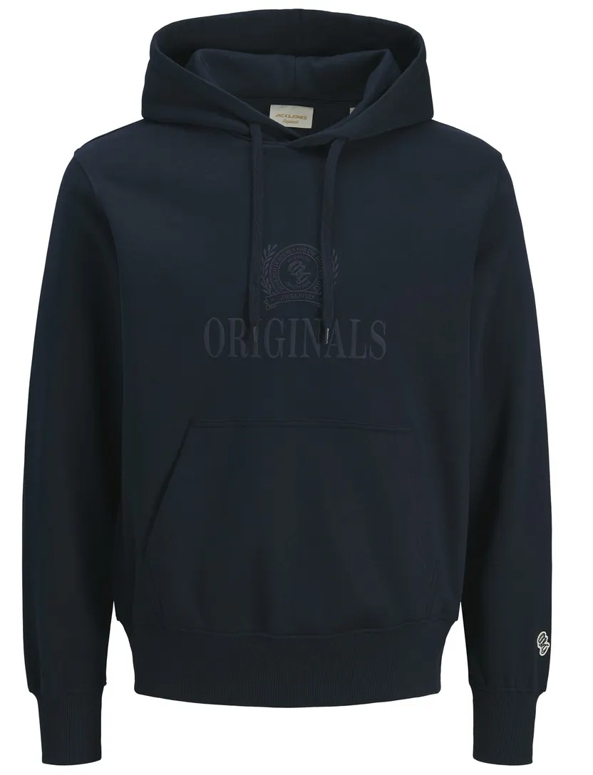 Hoodie Jack & Jones Regular Fit donkerblauw