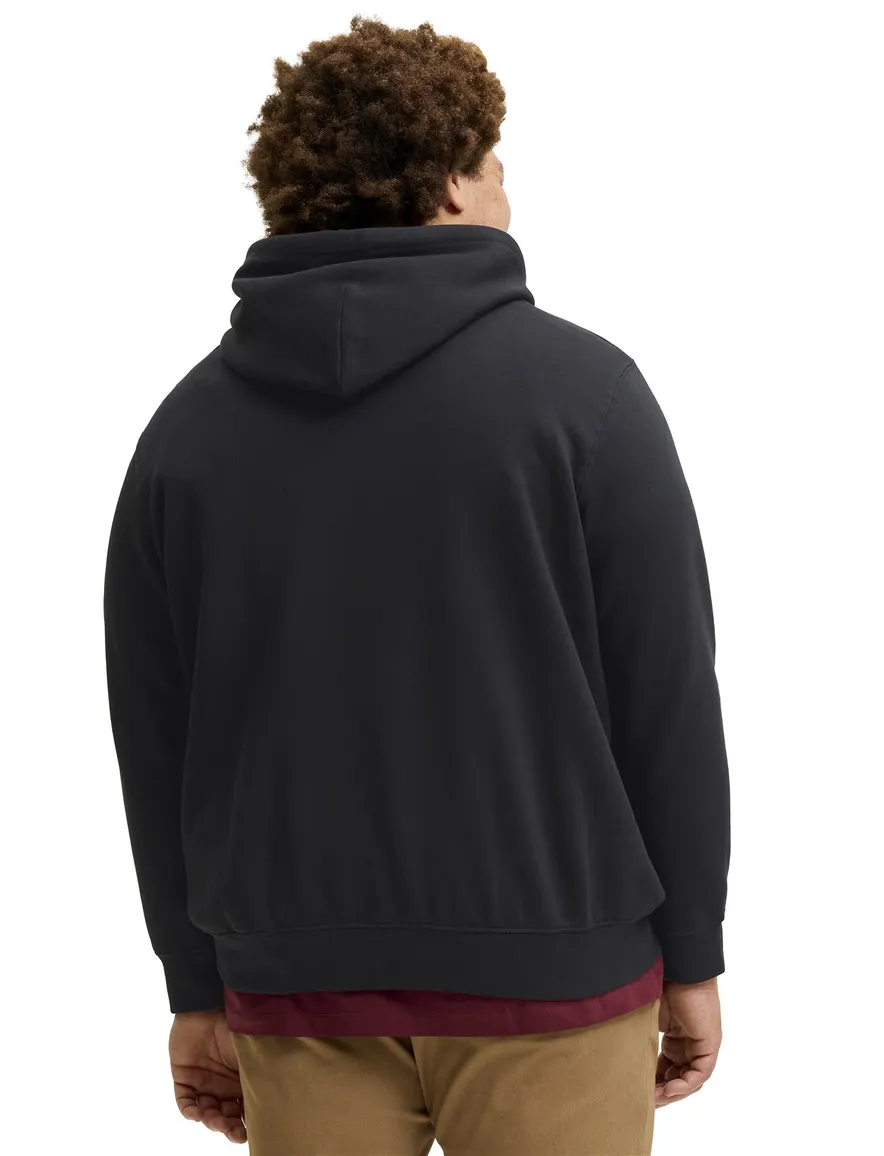 Jack & Jones Regular Fit hoodie zwart met opdruk