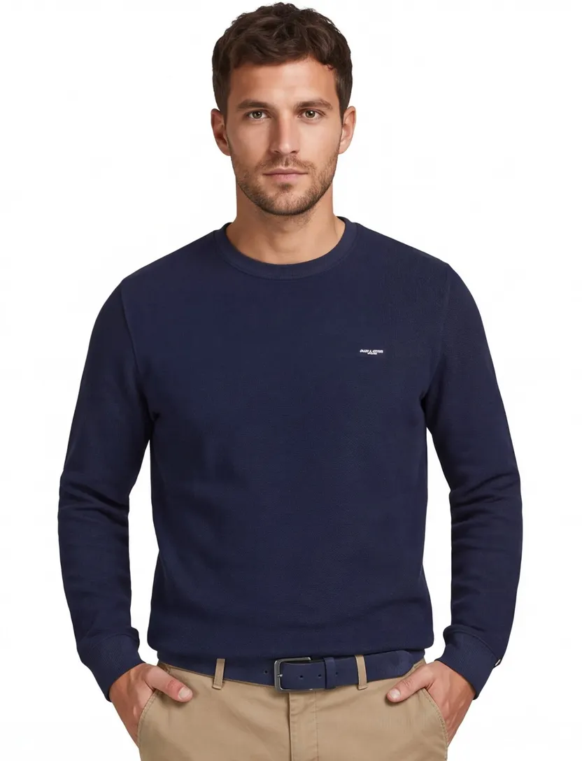 Trui Jack & Jones Regular Fit donkerblauw