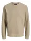 Jack & Jones Regular Fit trui ronde hals beige