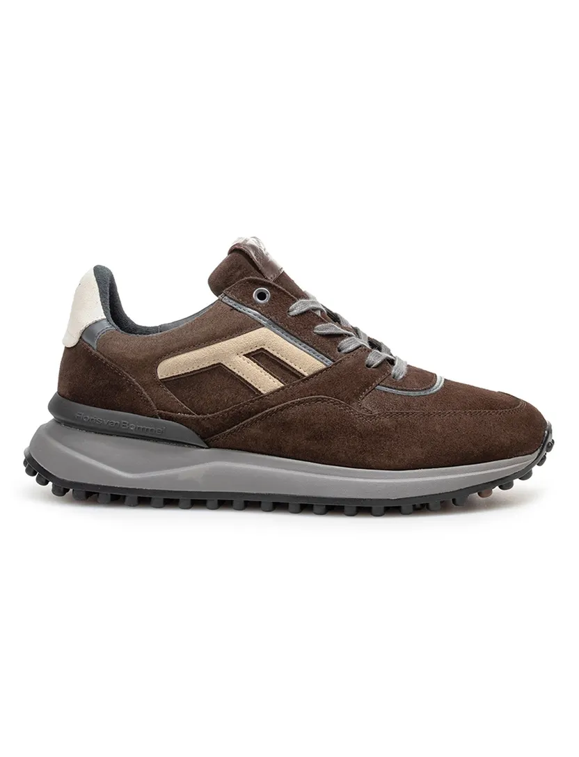 Schoenen Floris van Bommel Noppi bruin suede