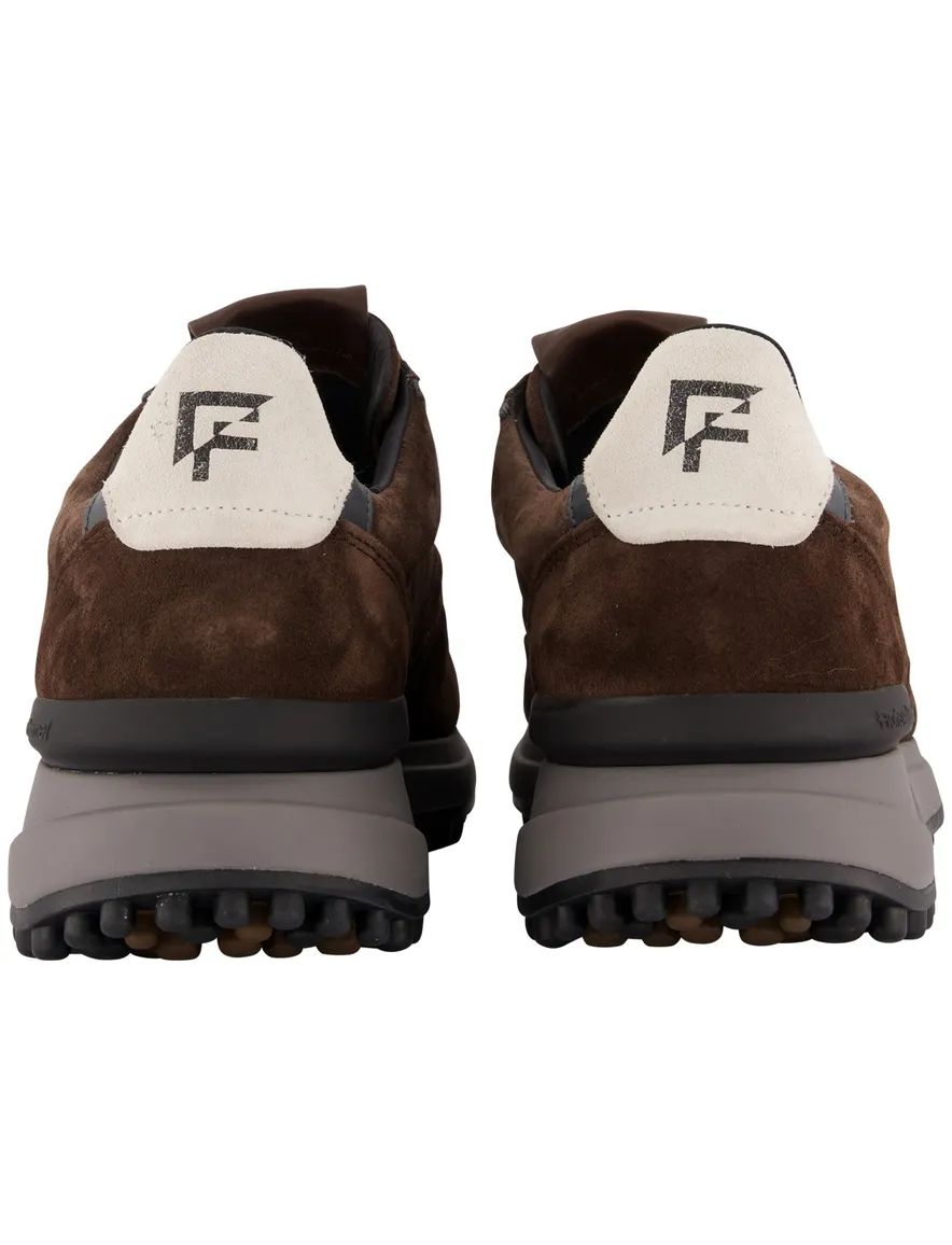 Floris van Bommel Noppi sneakers bruin suede