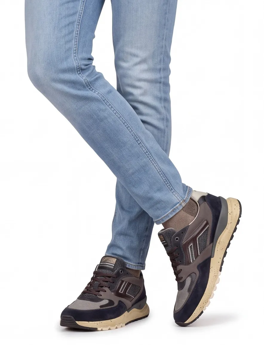 Schoenen Floris van Bommel donkerbl SFM-10154-40-03-Blue