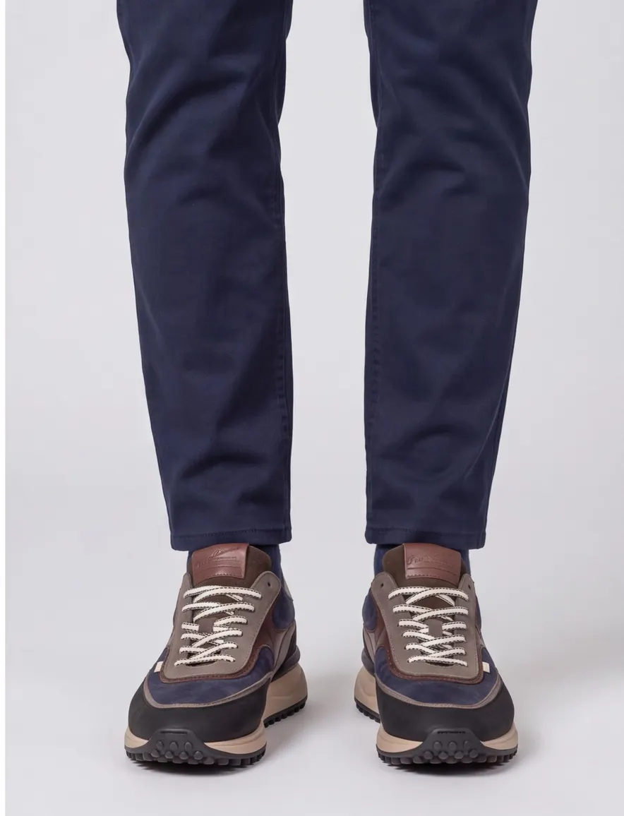 Schoenen Floris van Bommel blauw SFM-10207-41-02-DarkBlue