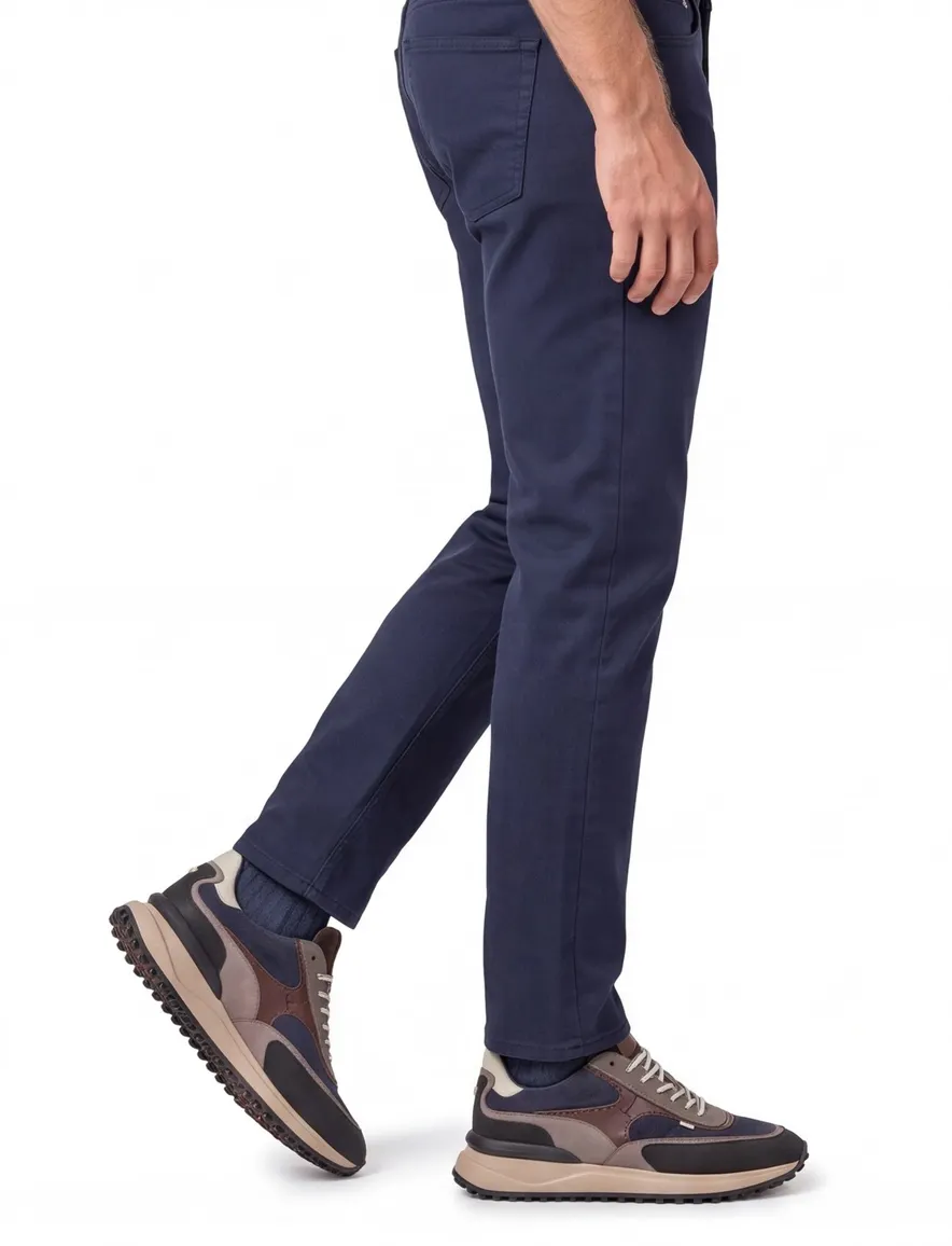Floris van Bommel Noppi sneakers blauw suede