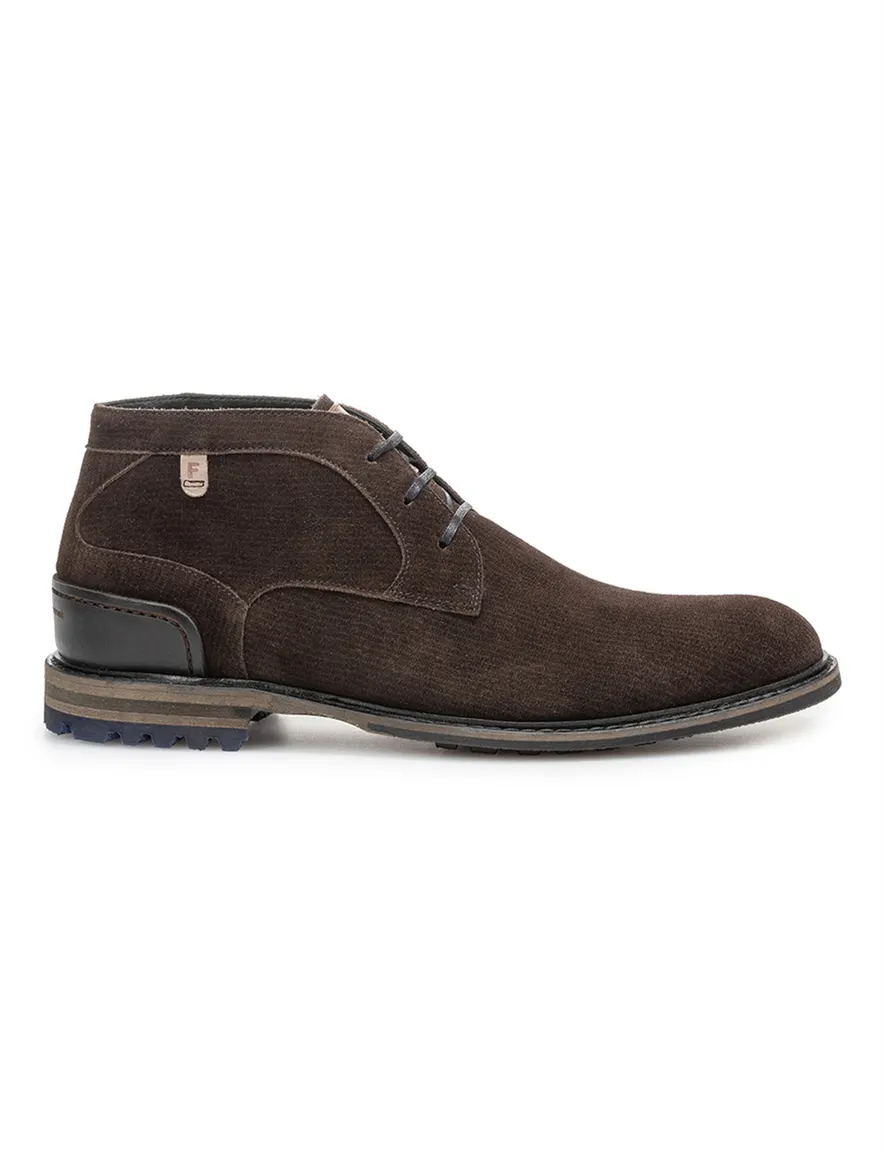 Floris van Bommel nette schoenen bruin suede