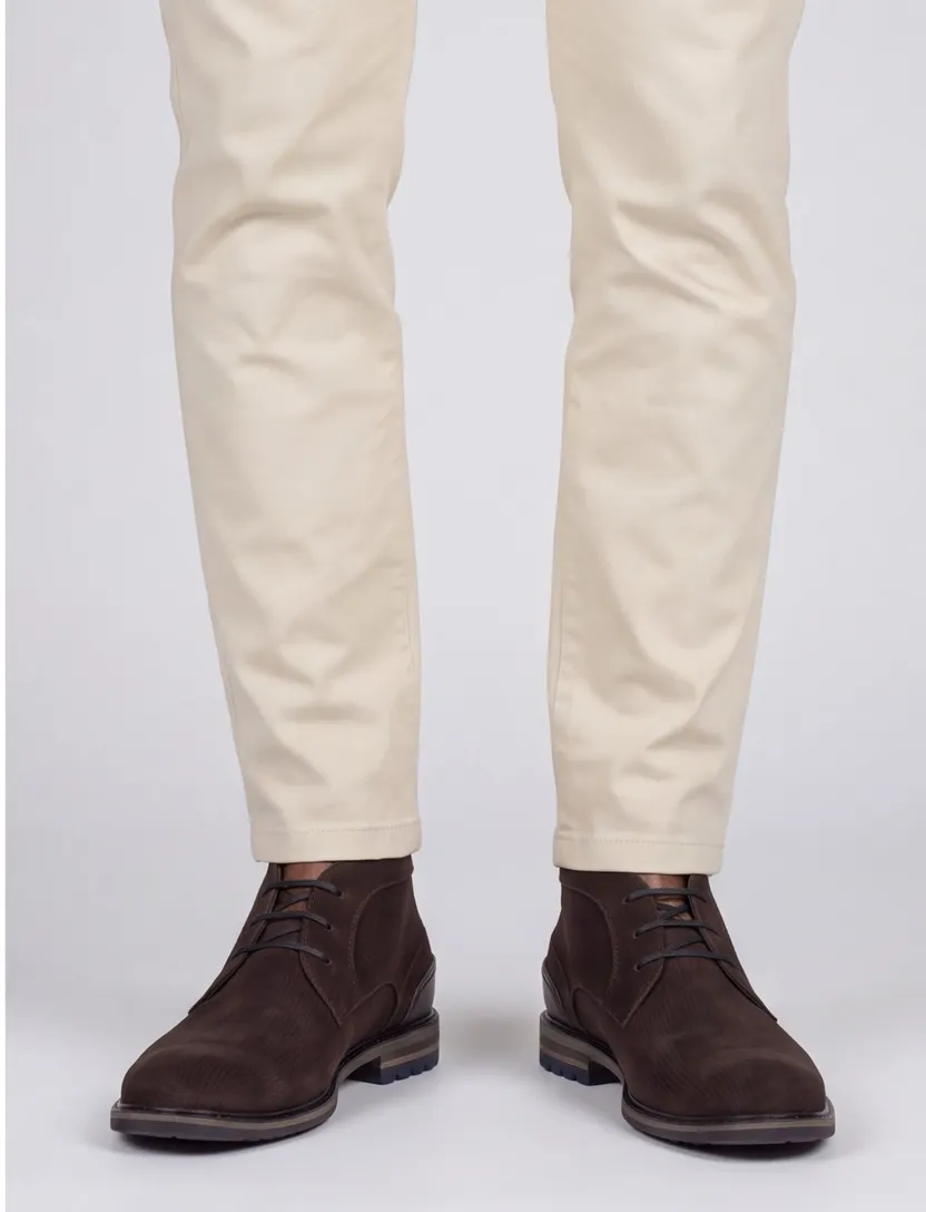 Nette schoenen Floris van Bommel bruin suede