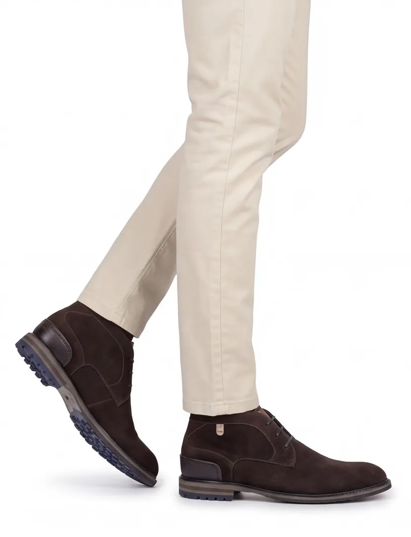 Nette schoenen Floris van Bommel bruin suede