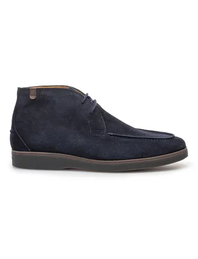 Floris van Bommel Schoenen Floris van Bommel donkerblauw suede boots