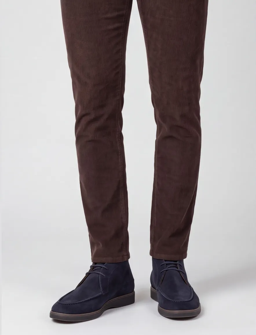 Floris van Bommel boots donkerblauw suede