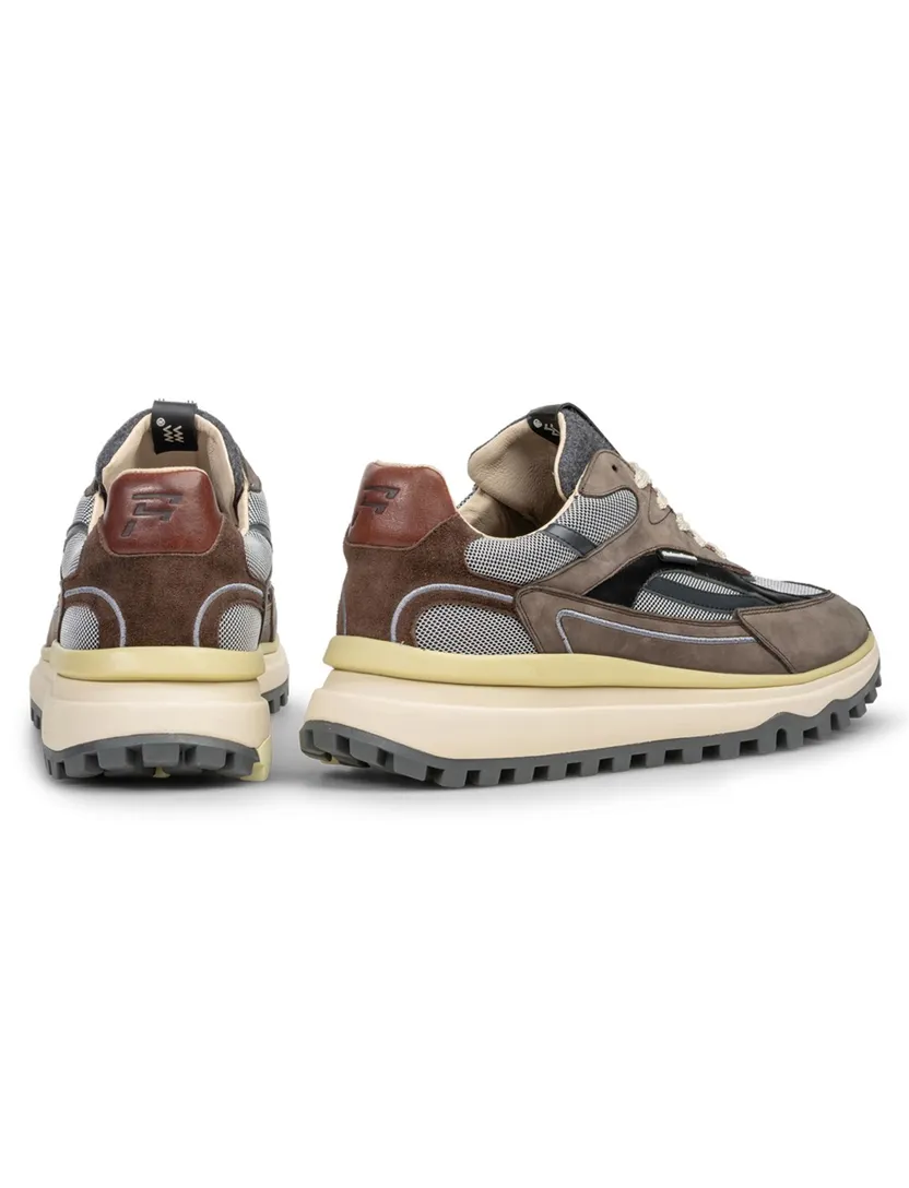 Schoenen Floris van Bommel bruin SFM-10172-34-02-Taupe