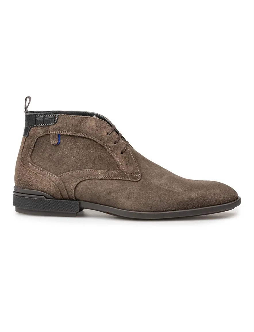 Floris van Bommel nette schoenen bruin effen