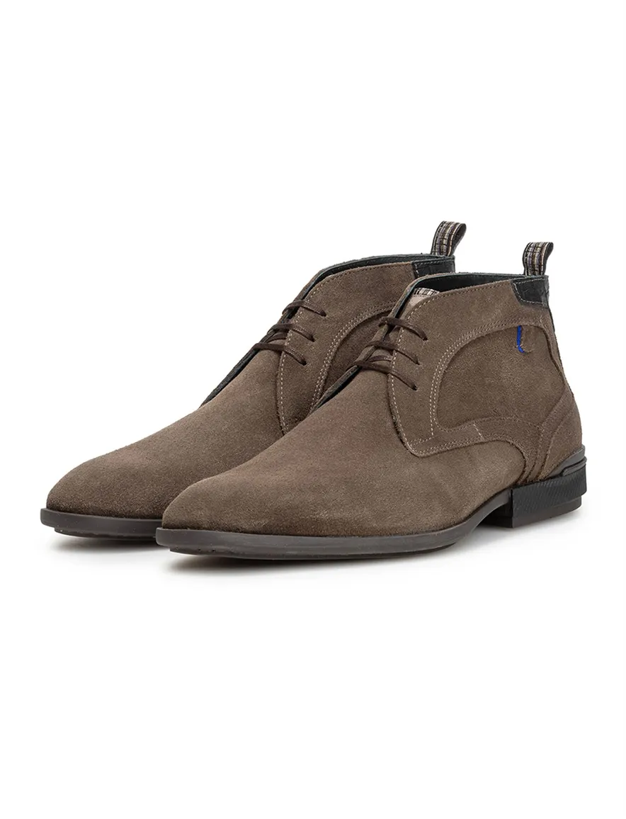 Schoenen Floris van Bommel bruin SFM-50165-34-01-Taupe