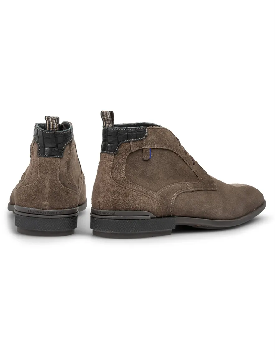 Floris van Bommel nette schoenen bruin effen