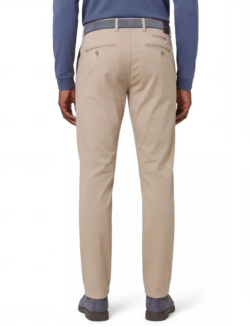 Brax Fabio chino camel wijde fit