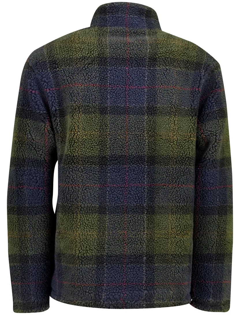 Vest Barbour groen fleece