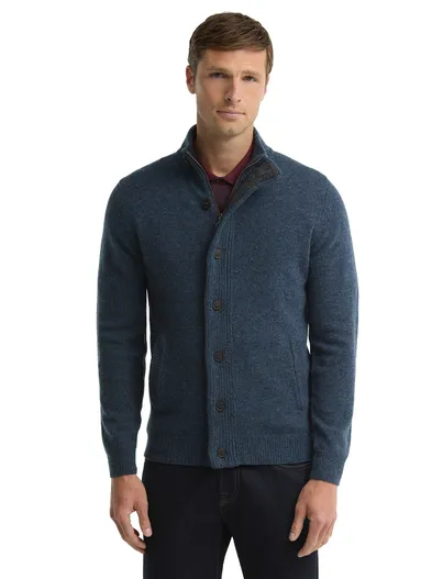 Barbour Vest Barbour blauw gebreid